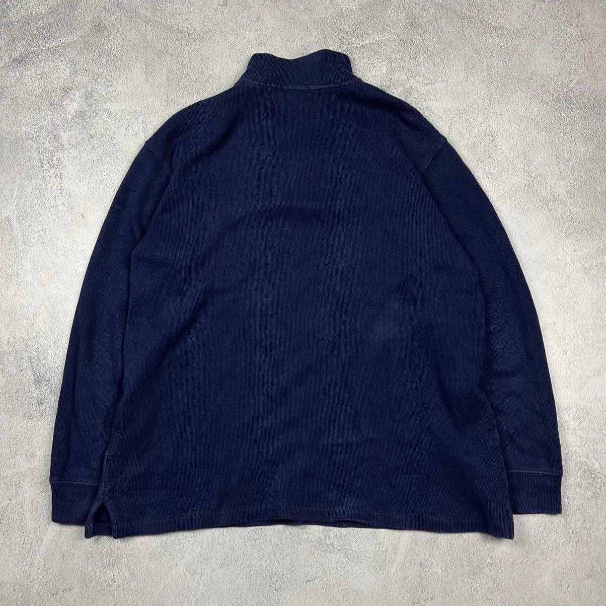 Japanese Brand × Polo Ralph Lauren × Vintage Vintage Polo Ralph Lauren Distressed Half Zip Sweater Size US XL / EU 56 / 4 - 2 Thumbnail