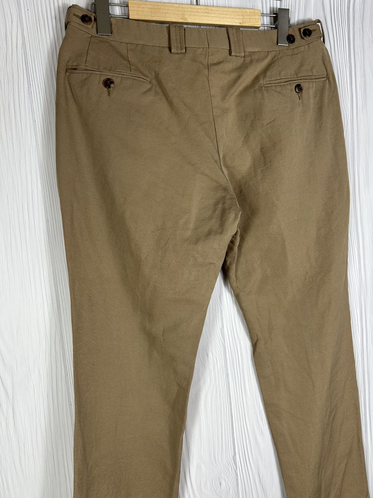 Gucci GUCCI Trousers Pants Web Stripe Side Adjusters Pleated 50R Size US 34 / EU 50 - 8 Thumbnail