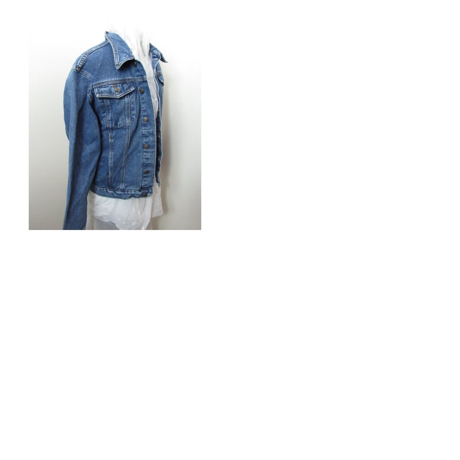 Chaps VINTAGE CHAPS Ralph Lauren Denim Jacket Adult Large Blue 90s Mens Size US 33 - 9 Thumbnail