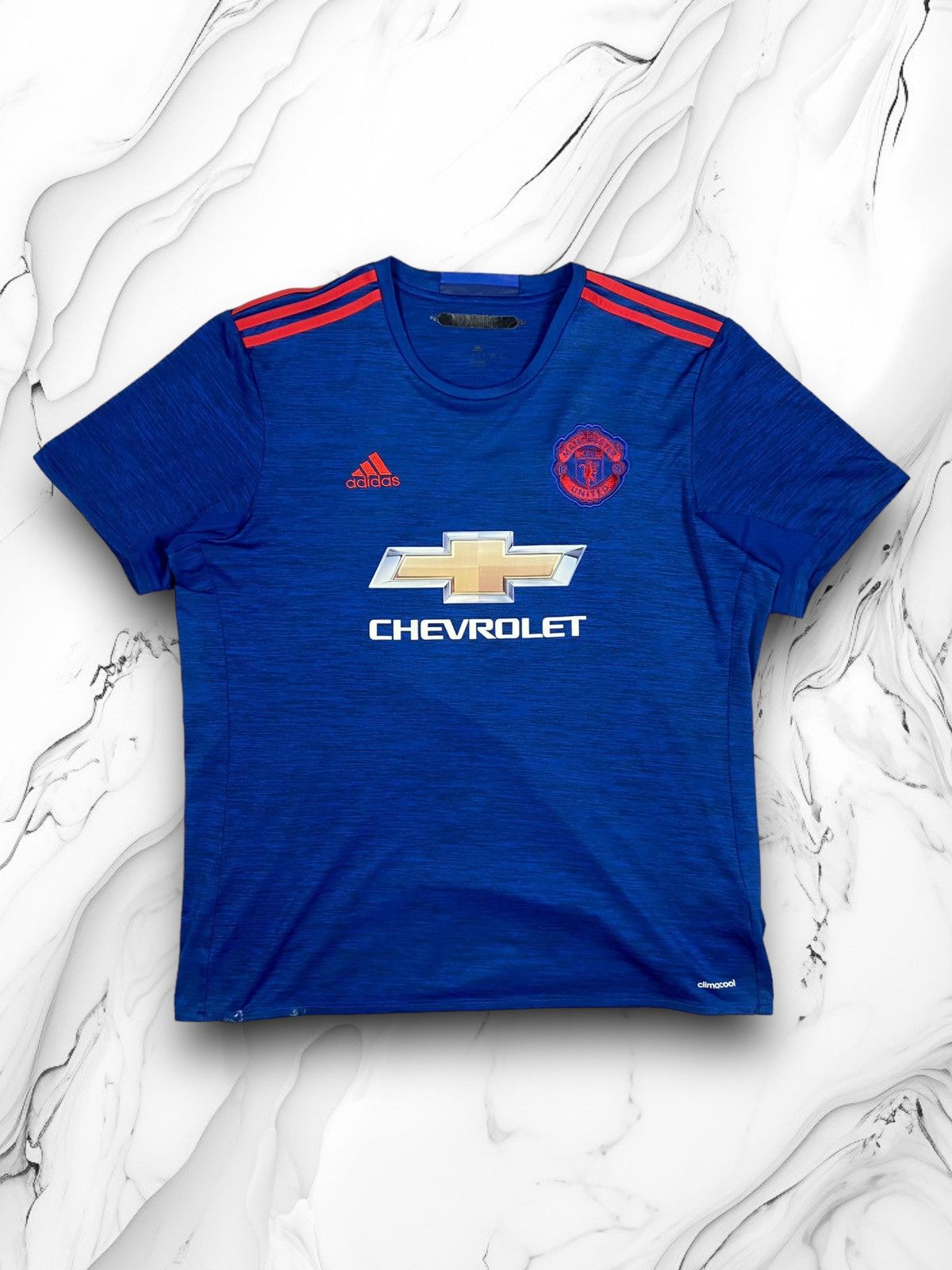 Adidas × Vintage Adidas Manchester United 2015 Soccer Jersey Tee Size US XL / EU 56 / 4 - 1 Thumbnail