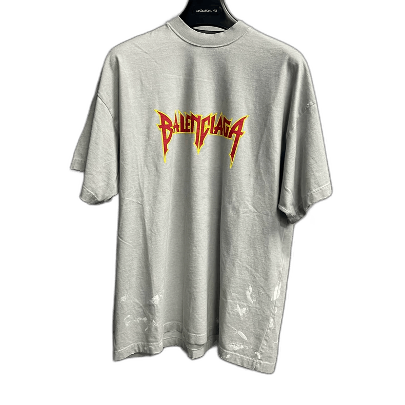 Balenciaga Balenciaga Gray Rock Band T-Shirt Size US M / EU 48-50 / 2 - 1 Thumbnail