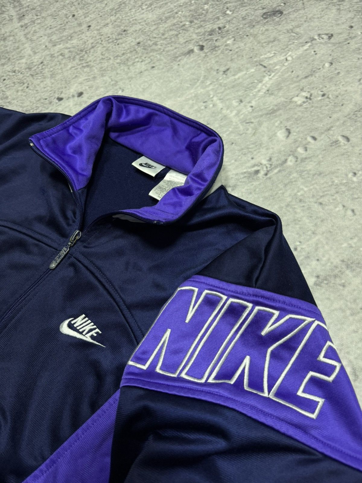 Nike × Vintage Vintage 90s Nike Olympic zip jacket rare Size US S / EU 44-46 / 1 - 6 Thumbnail