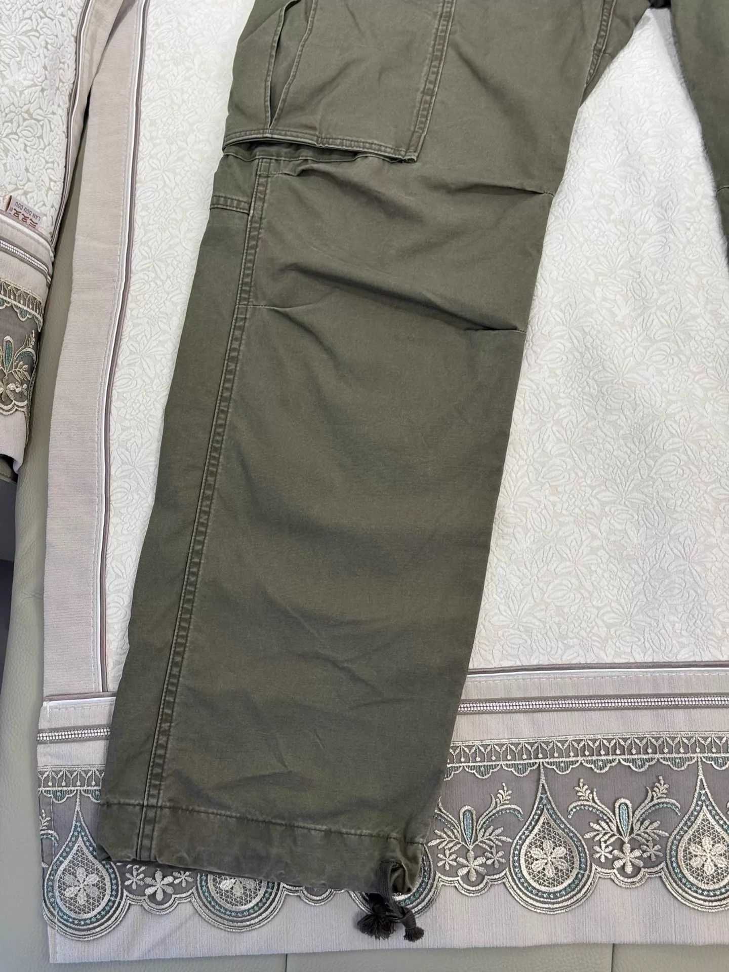 RRL Ralph Lauren DOUBLE RL SS22 Slim Work Pants Men's Green 34x32 Size US 34 / EU 50 - 3 Thumbnail