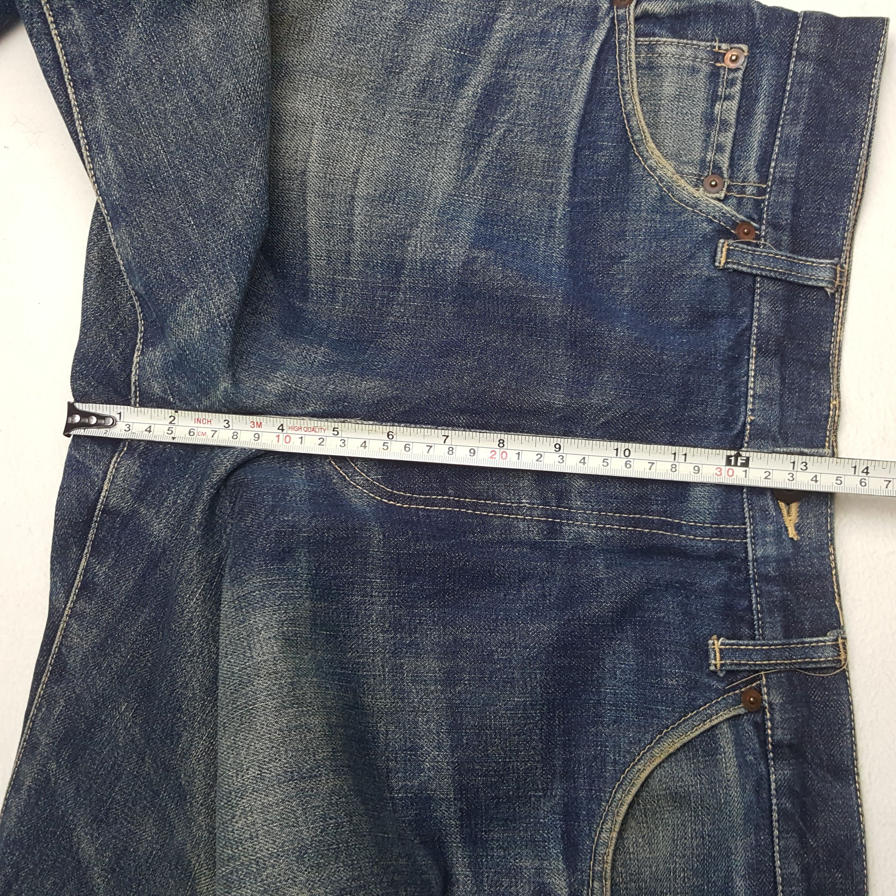 Japanese Brand × Vintage Vintage Evisu Japanese Brand Daicock Custom Art Denim Jeans Size US 33 - 10 Thumbnail
