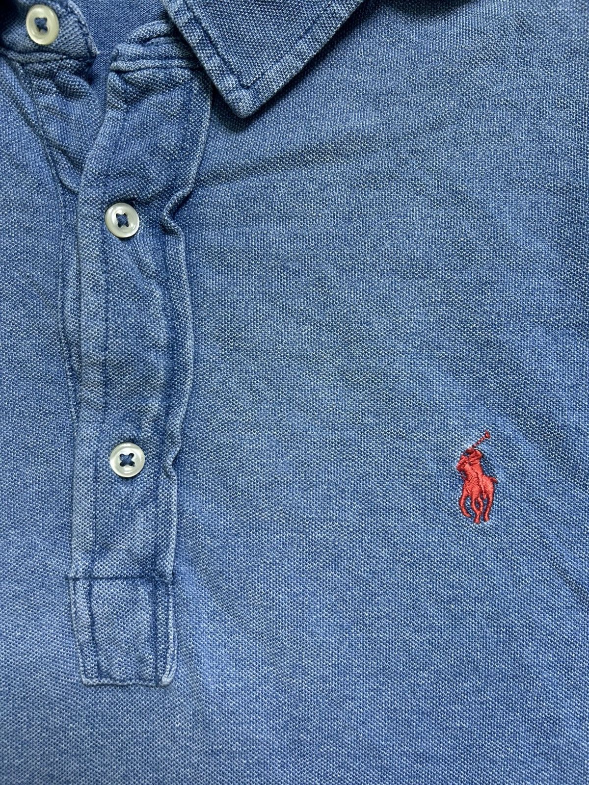 Polo Ralph Lauren Vintage 80s Polo Ralph Lauren Faded Denim Weatherweight Size US L / EU 52-54 / 3 - 3 Thumbnail