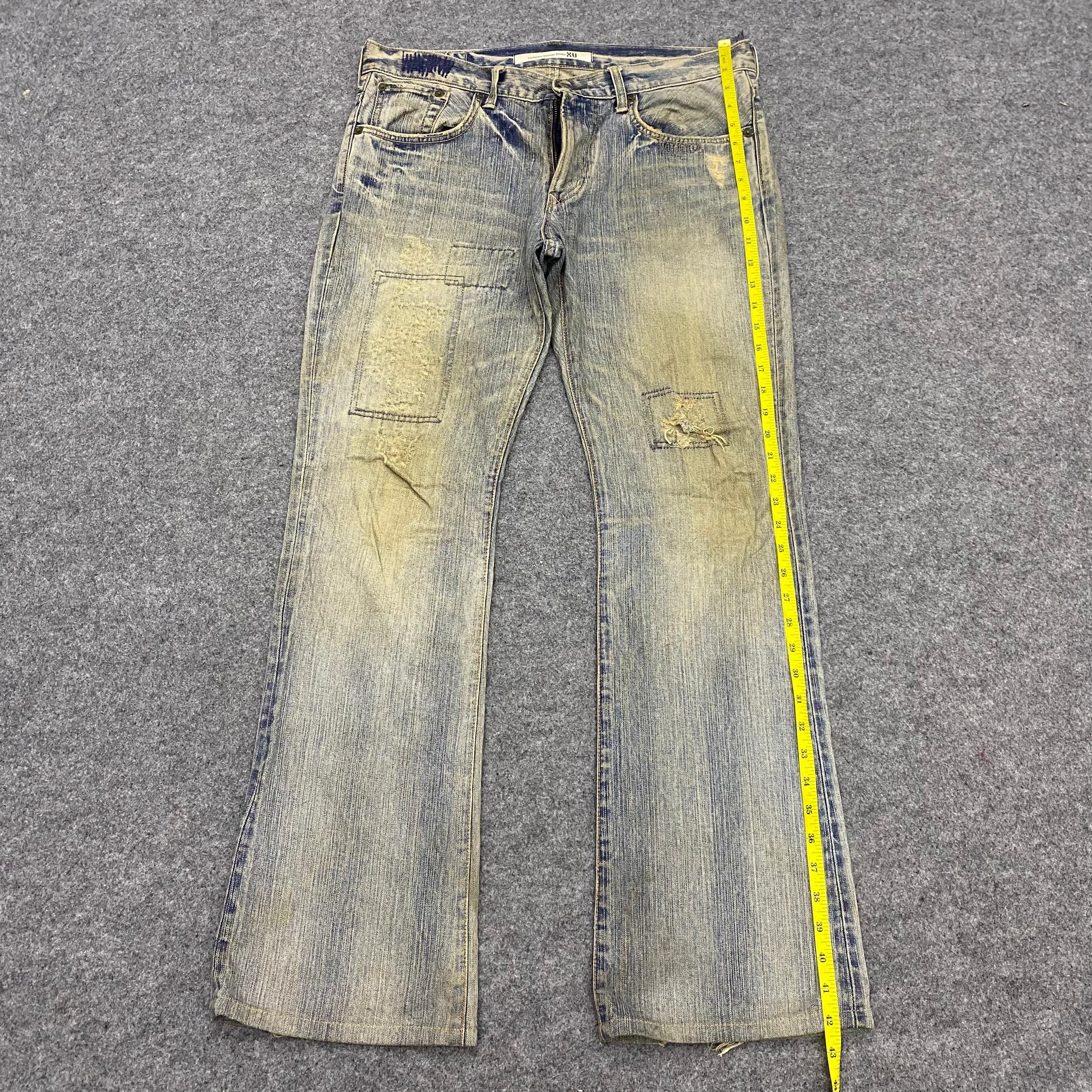 Edwin 💥Flare💥Vintage Edwin Exclusive Vintage Distressed Denim Size US 36 / EU 52 - 2 Thumbnail