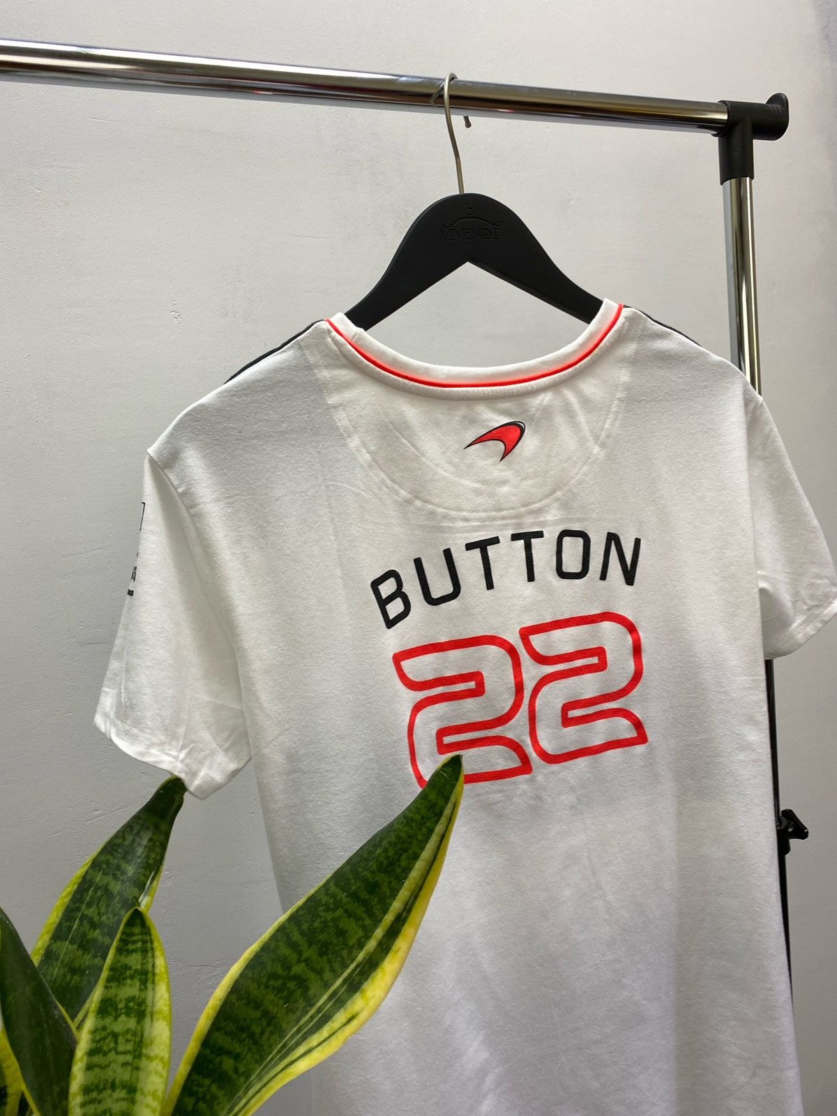 Formula 1 × Vintage F1 McLaren Honda Team #22 Button Formula One 1 Tee Size US L / EU 52-54 / 3 - 14 Thumbnail