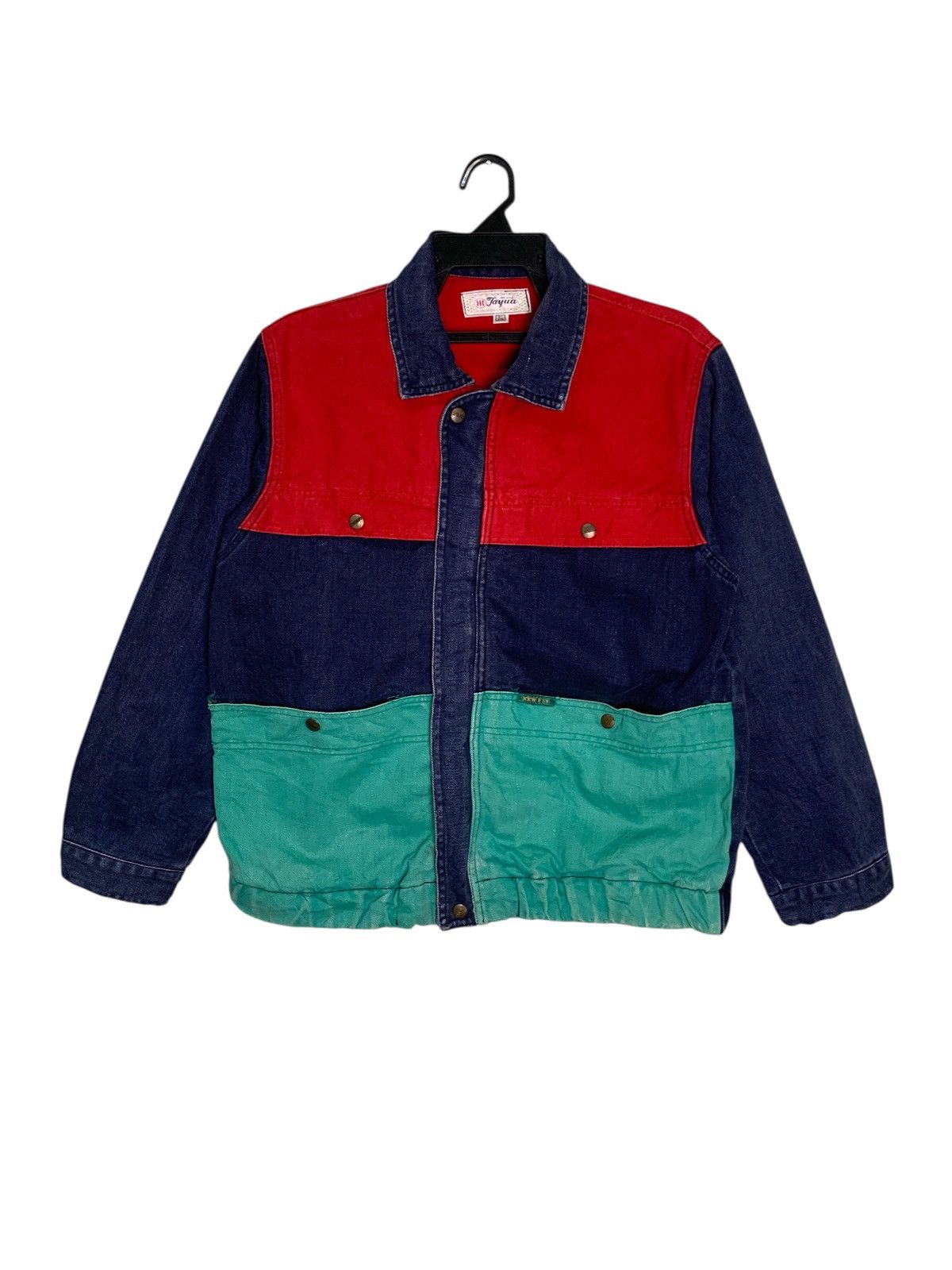 Japanese Brand Rare Design Vintage Tayua New Style Denim Jackets Size US L / EU 52-54 / 3 - 1 Thumbnail