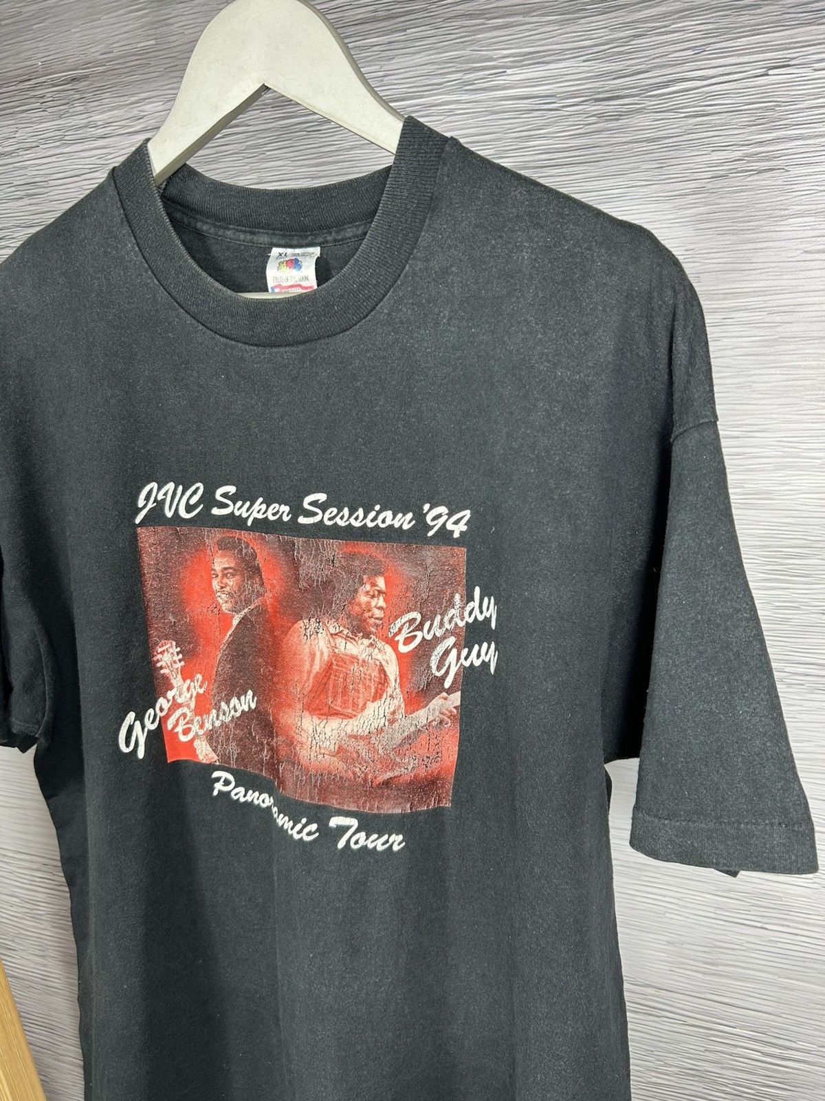 Band Tees Vintage 1994 Buddy Guy George Benson Panoramic Tour T-Shirt Size US XL / EU 56 / 4 - 4 Thumbnail
