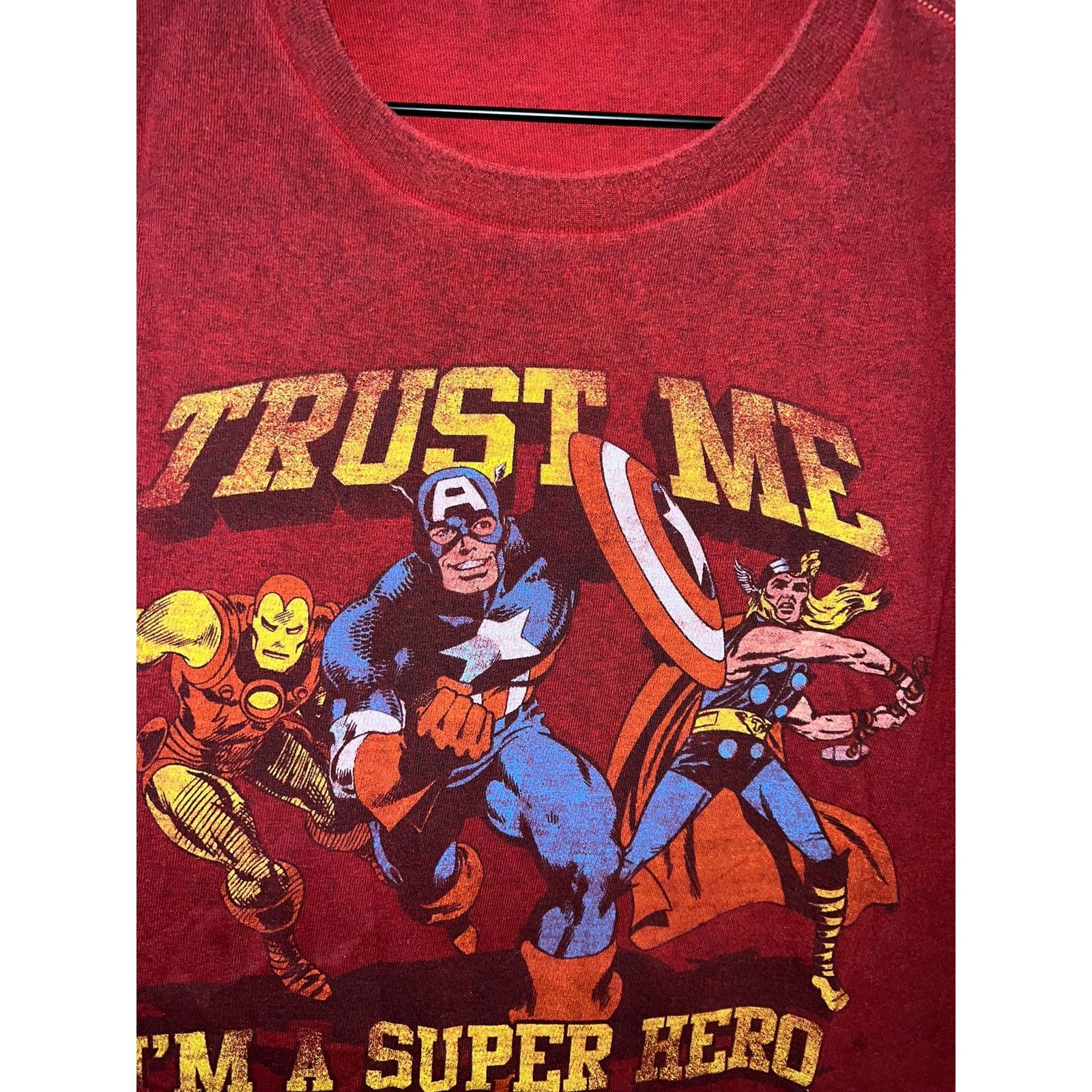 Marvel Comics Y2K Marvel Mad Engine Shirt A Super Hero Red Tee 2000s 2XL Size US XXL / EU 58 / 5 - 4 Thumbnail