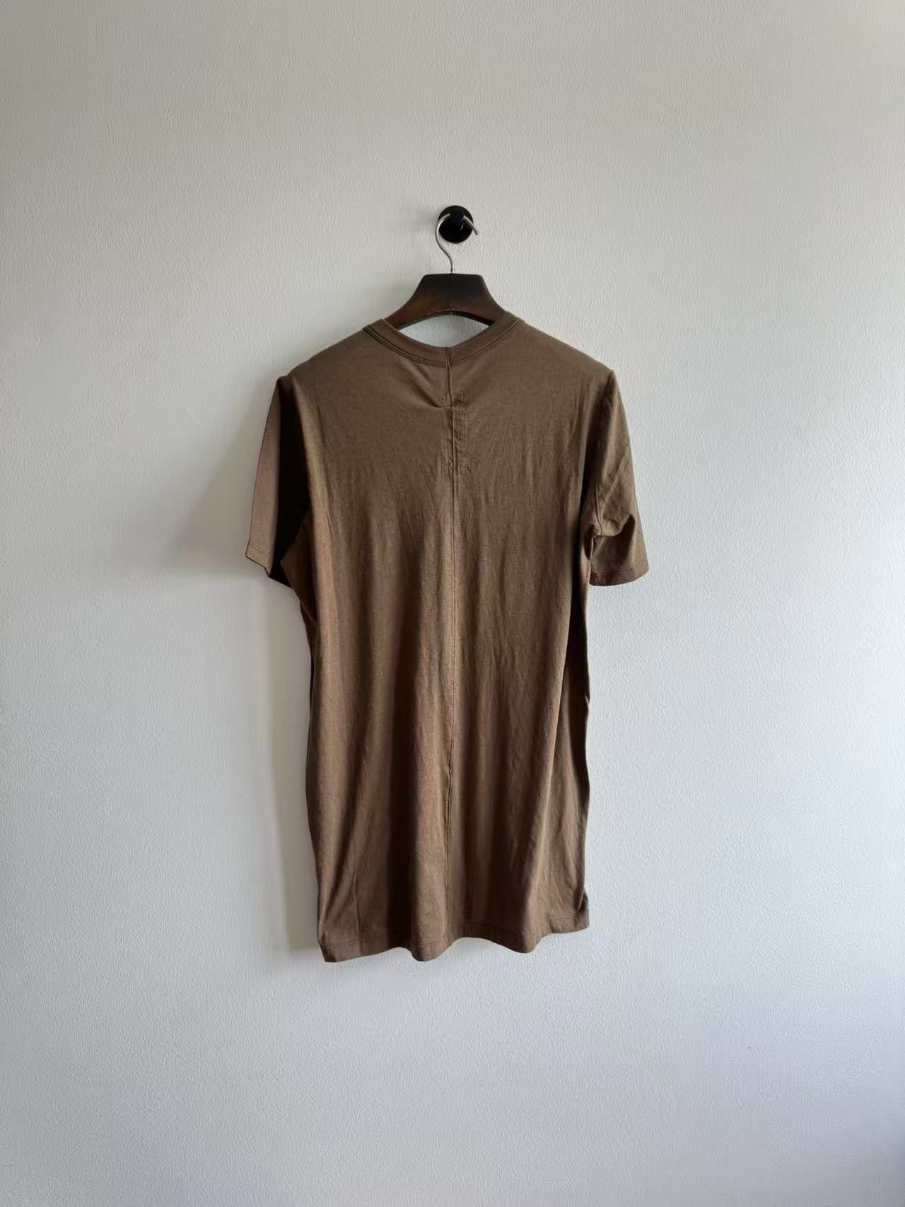 Rick Owens Rick Owens Level Short-Sleeve T-Shirt Bean Size US L / EU 52-54 / 3 - 2 Thumbnail