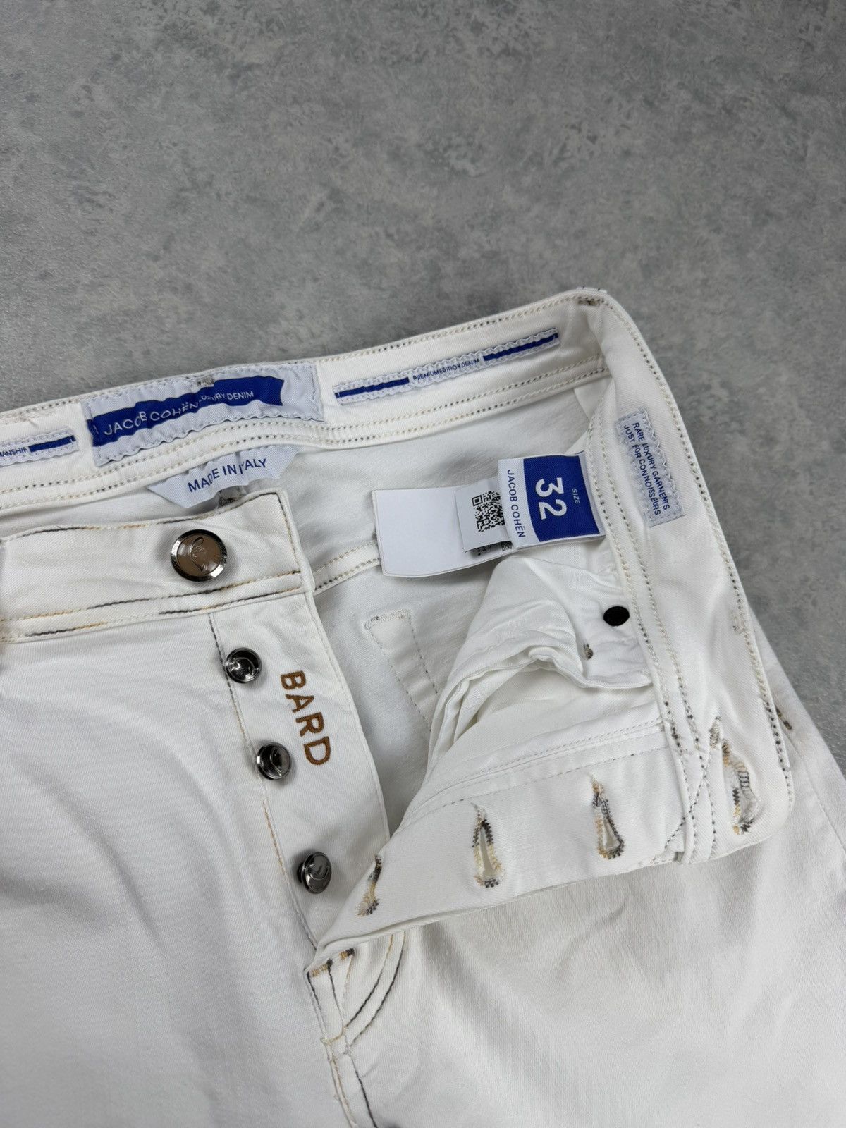 Jacob Cohen Jacob Cohen Bard White Denim Jeans Size 32 Size US 32 / EU 48 - 11 Thumbnail