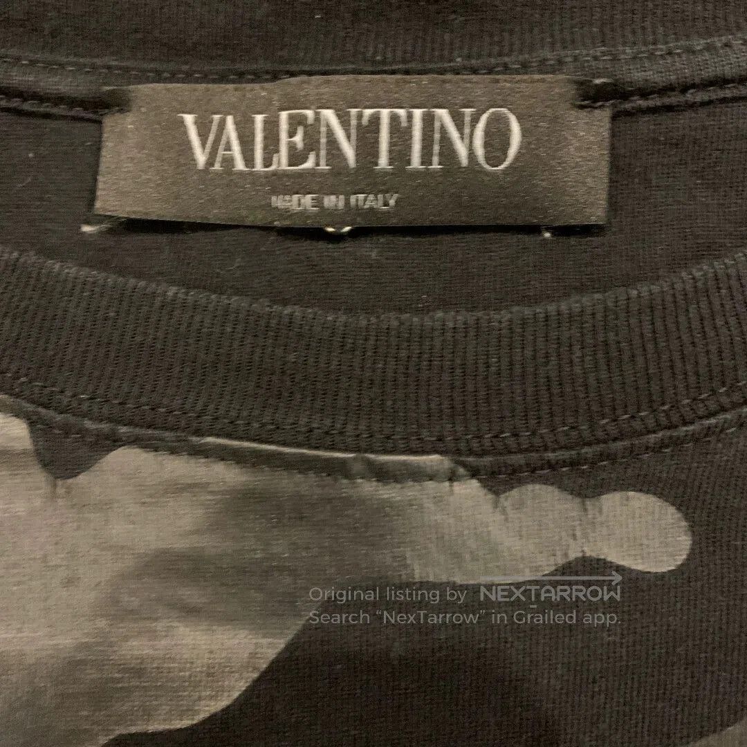 Valentino valentino black camo t-shirt with studs. Size US M / EU 48-50 / 2 - 3 Thumbnail