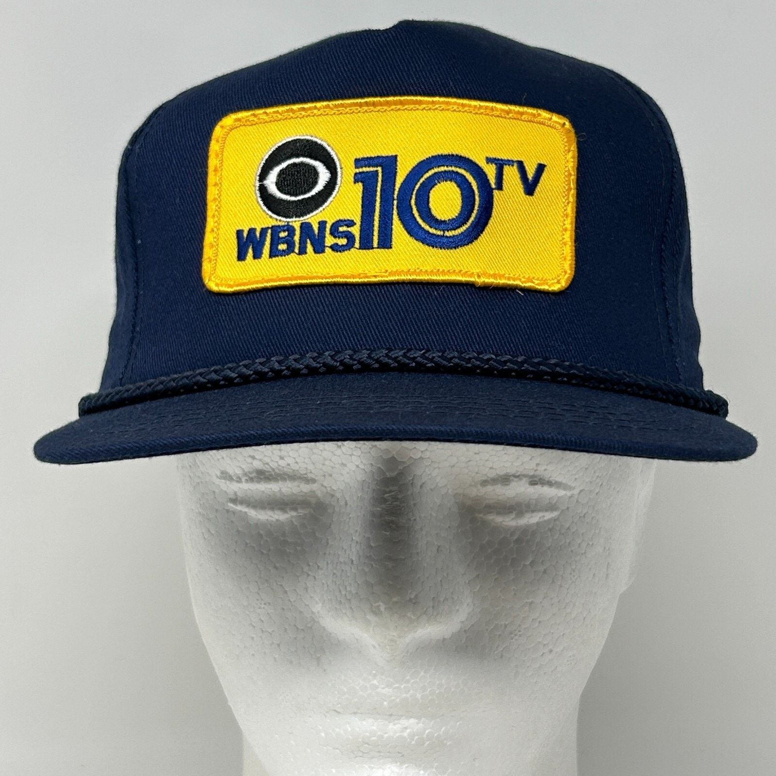 Other Vintage 80s WBNS 10TV Hat Baseball Cap Columbus Ohio Blue Size ONE SIZE - 2 Thumbnail
