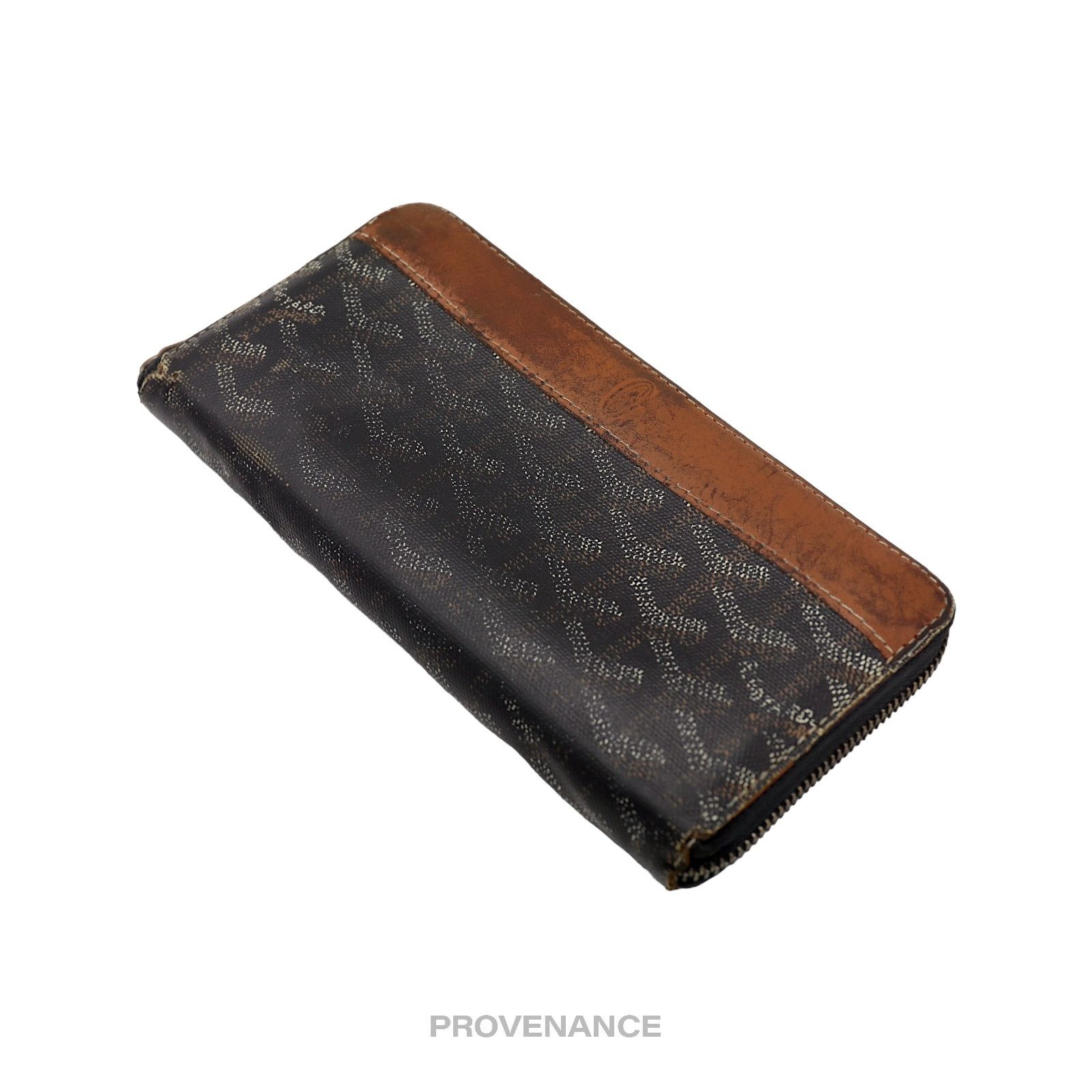Goyard 🔴 Goyard Matignon Long Zipped Wallet - Black/Tan Size ONE SIZE - 5 Thumbnail