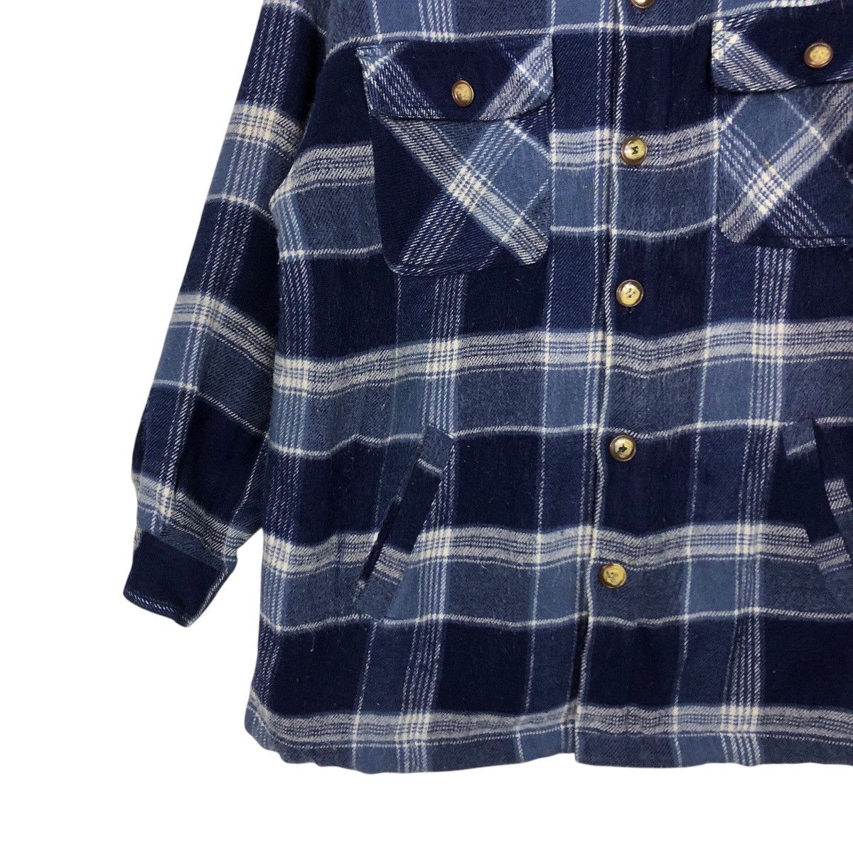 Japanese Brand × Vintage 📌Vintage Flannel Jacket Tartan Hill Crop Issey Miyake Size US L / EU 52-54 / 3 - 4 Thumbnail