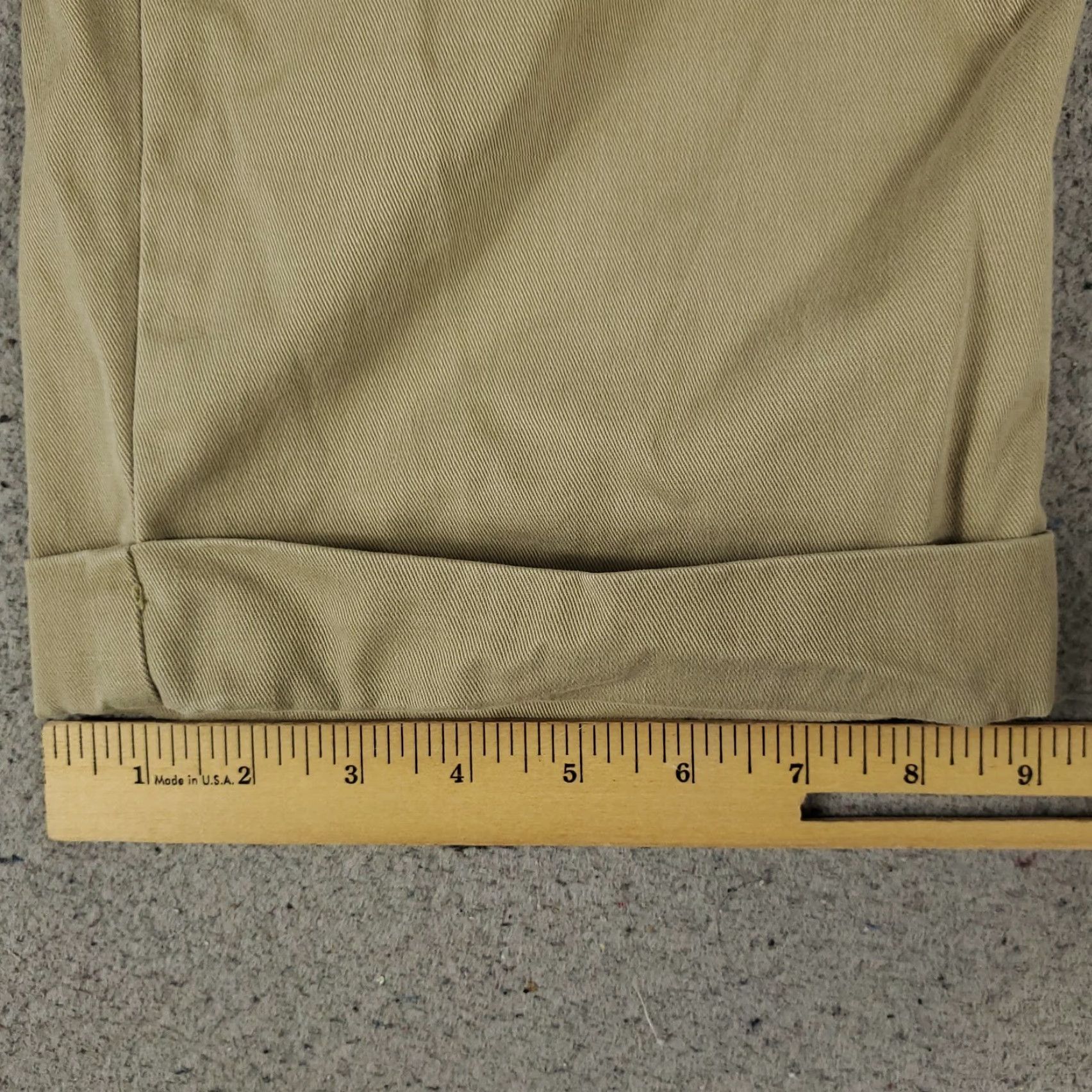 Ralph Lauren Ralph Lauren Pants Mens Regular Beige Chino Trousers 40x30 Pleated Cuffed Straight Pocket Asian? Size US 40 / EU 56 - 6 Thumbnail