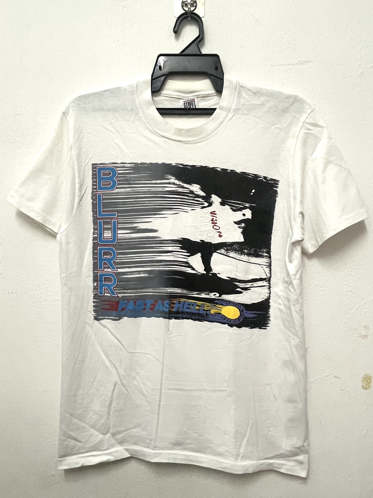 Vintage × Vision Streetwear Vintage 80’s Vision Streetwear Blurr Tee Size US M / EU 48-50 / 2 - 1 Thumbnail