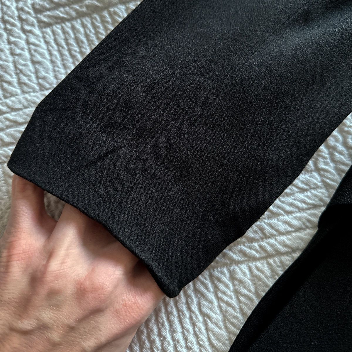 Designer × Jean-Louis Scherrer × Vintage Jean Louis Scherrer Boutique Paris Black Blazer 90's Size L / US 10 / IT 46 - 9 Thumbnail