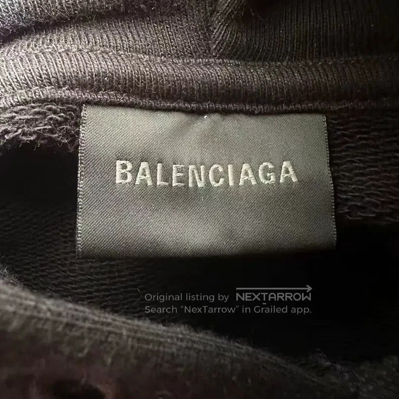 Balenciaga Balenciaga Front and back graffiti letter logo hoodie Size US XS / EU 42 / 0 - 7 Thumbnail