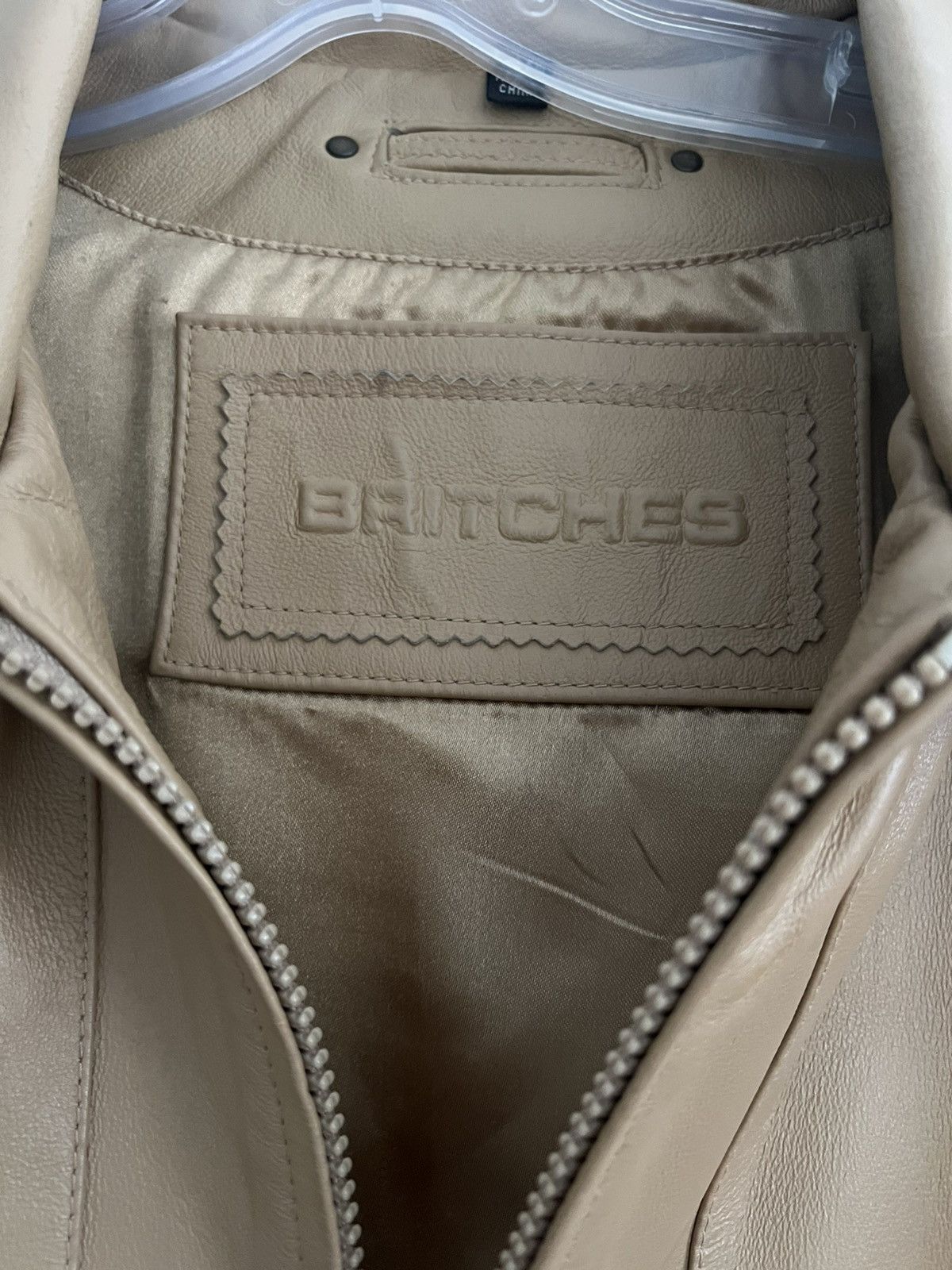 Britches Tan Leather Jacket Size US M / EU 48-50 / 2 - 3 Thumbnail
