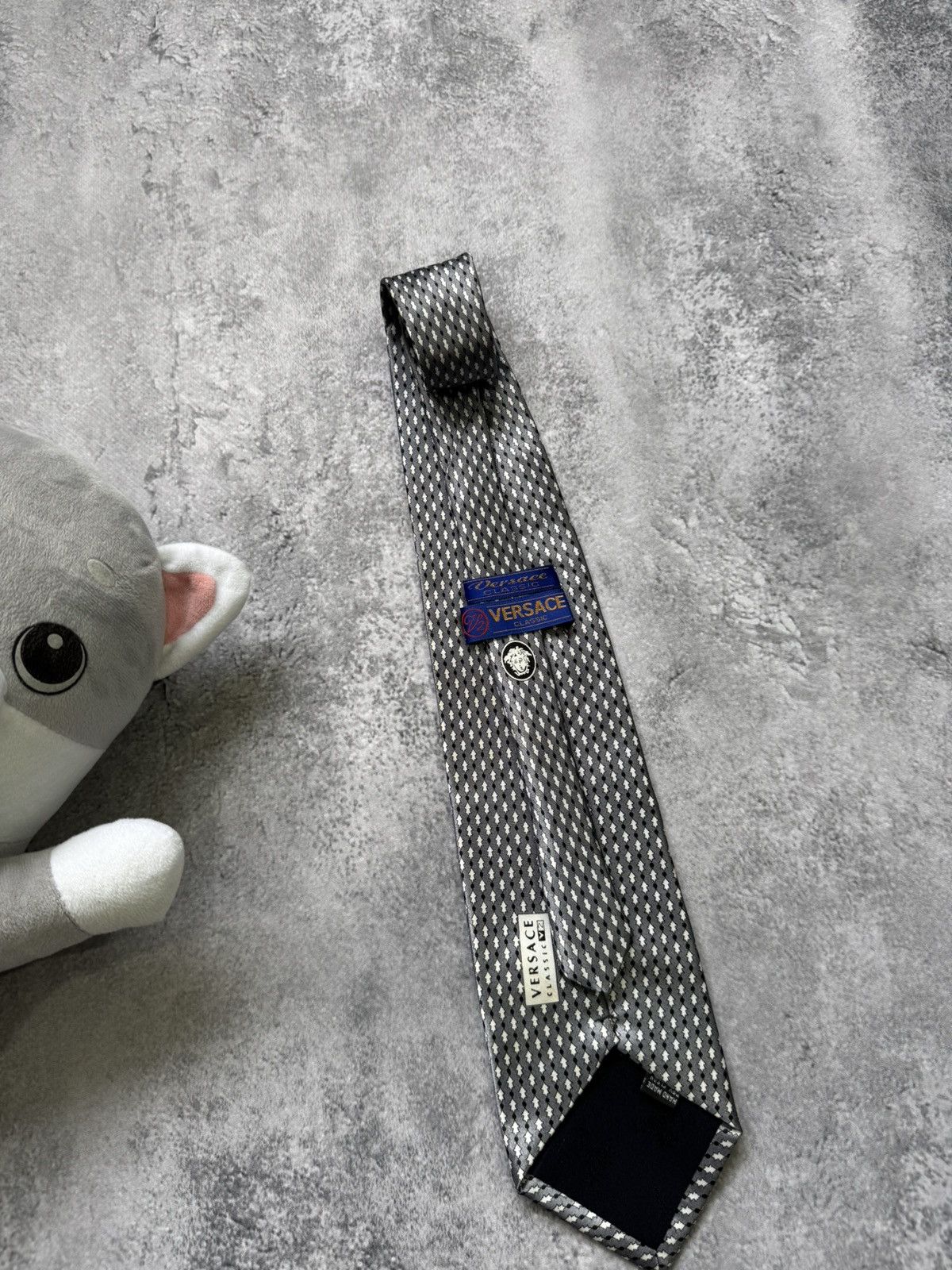 Versace × Versace Jeans Couture × Vintage Vintage Versace Classic V2 Silk Tie Size ONE SIZE - 1 Thumbnail