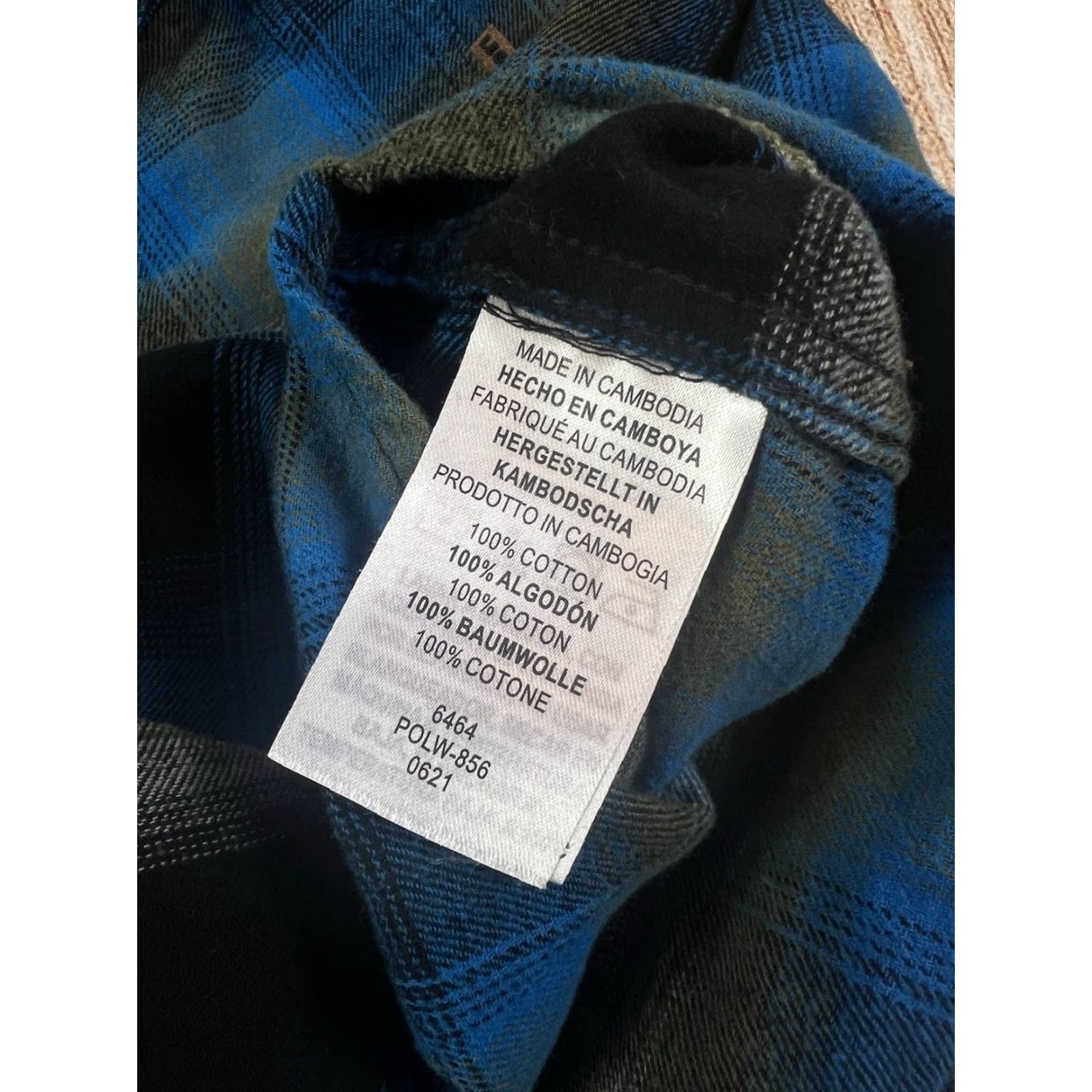 Vintage VINTAGE Legendary Whitetails The Original Buck Camp Plaid Blue Flannel Shirt Mens Large Size US L / EU 52-54 / 3 - 6 Thumbnail