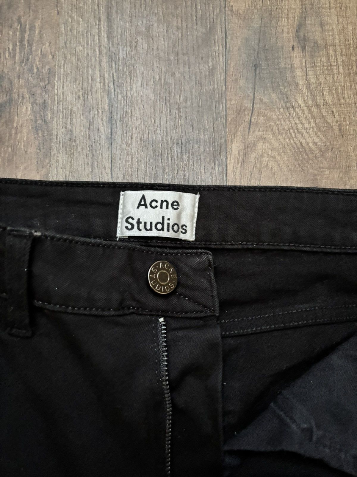 Acne Studios Acne Studios Skin 5 black denim Size 29" - 2 Thumbnail