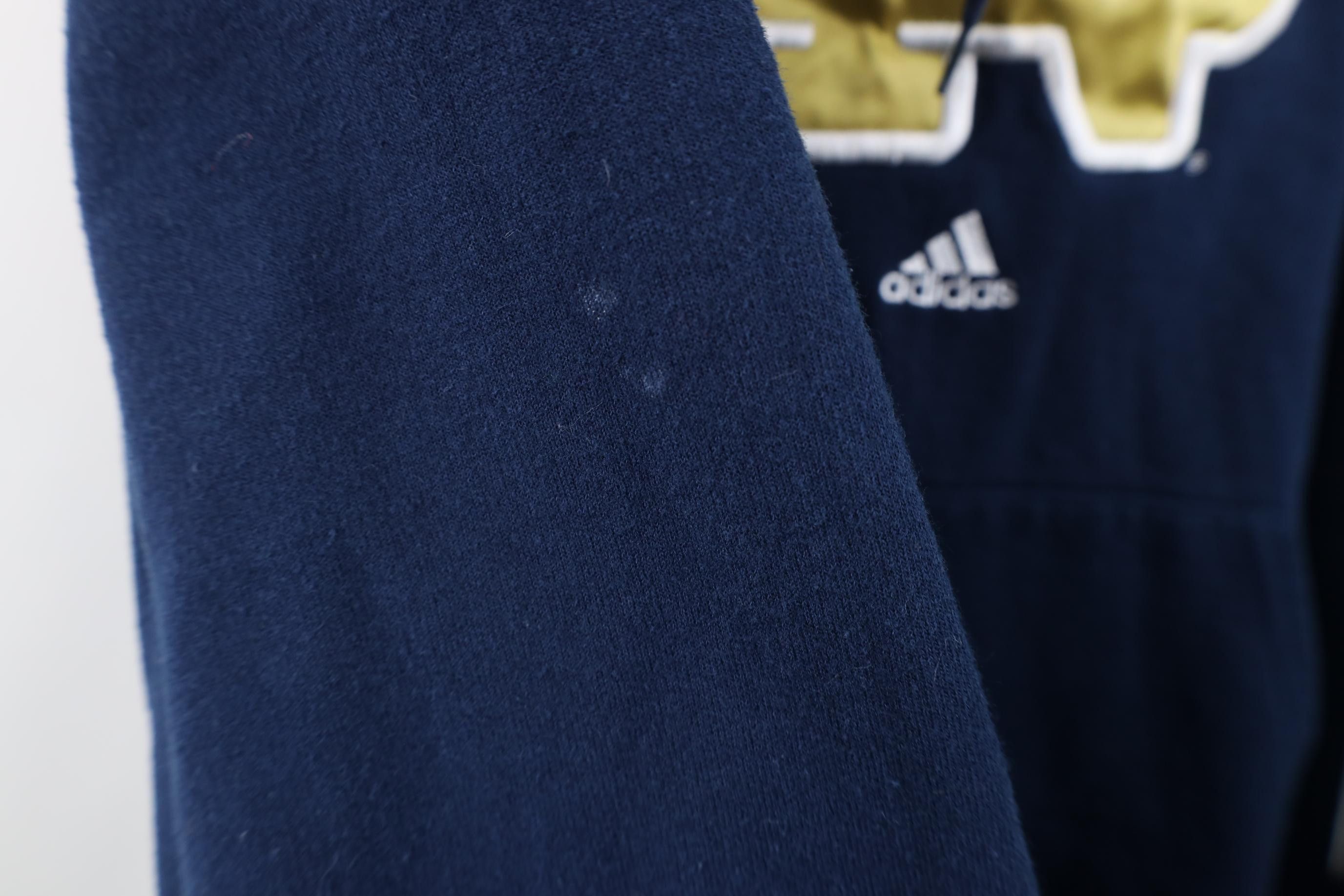 Adidas Vintage Y2K Adidas Notre Dame University Hoodie Sweatshirt Size US M / EU 48-50 / 2 - 8 Thumbnail