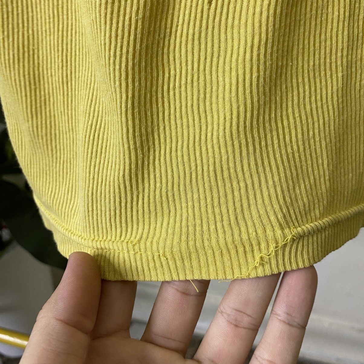 Katharine Hamnett London Hamnett Yellow Blank Tank Top Size US M / EU 48-50 / 2 - 3 Thumbnail