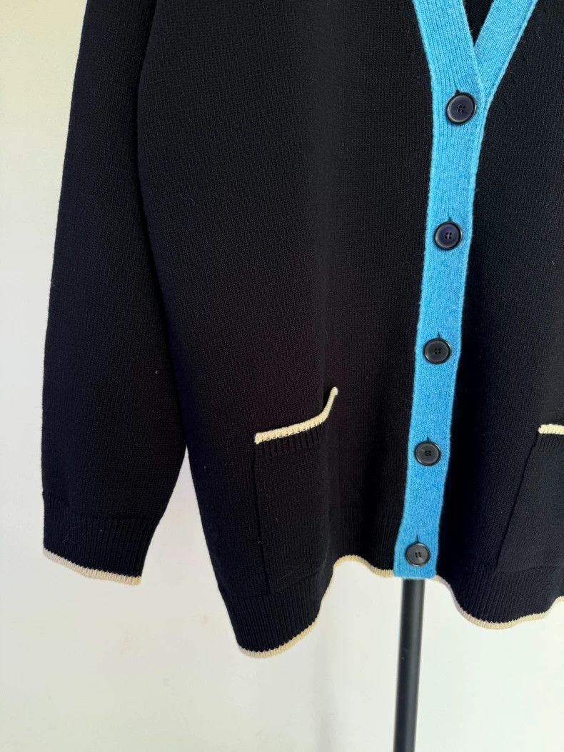 Loewe LOEWE Embroidered logo sweater sweater knitwear Size S / US 4 / IT 40 - 6 Thumbnail