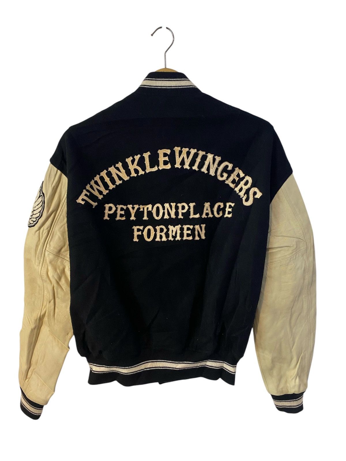 PPFM PPFM Varsity jacket Embroidery SpellOut Leather Size US M / EU 48-50 / 2 - 1 Thumbnail