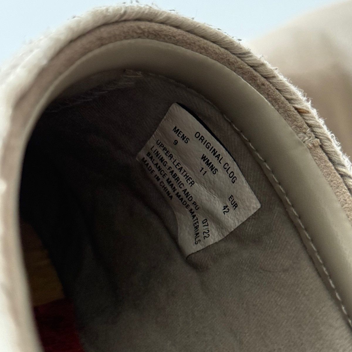 Simple Shoes Simple Shoes | Original Clog | Stone Grey | Size 9 Size US 9 / EU 42 - 9 Thumbnail
