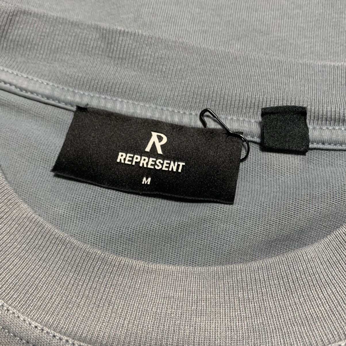 Represent Clo. Represent Medium Patron Of The Club Washed Grey Tee Blue Size US M / EU 48-50 / 2 - 4 Thumbnail