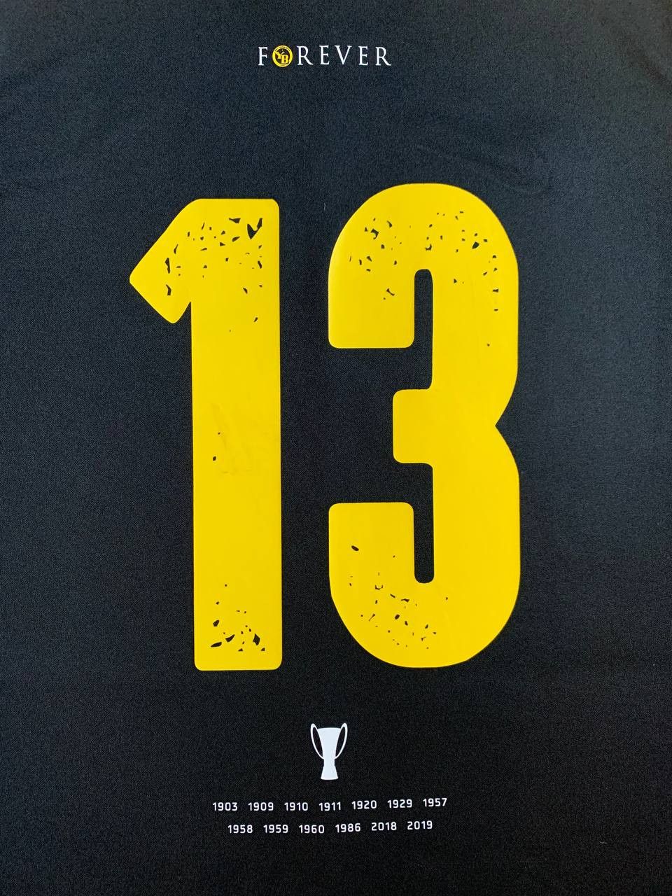 Nike Nike BSC Young Boys Meister 2019 Soccer Jersey Black Size US L / EU 52-54 / 3 - 13 Thumbnail
