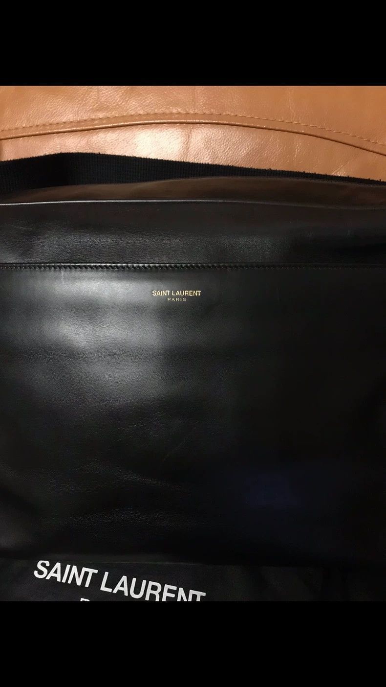 Saint Laurent Paris Black Messenger Bag-2507