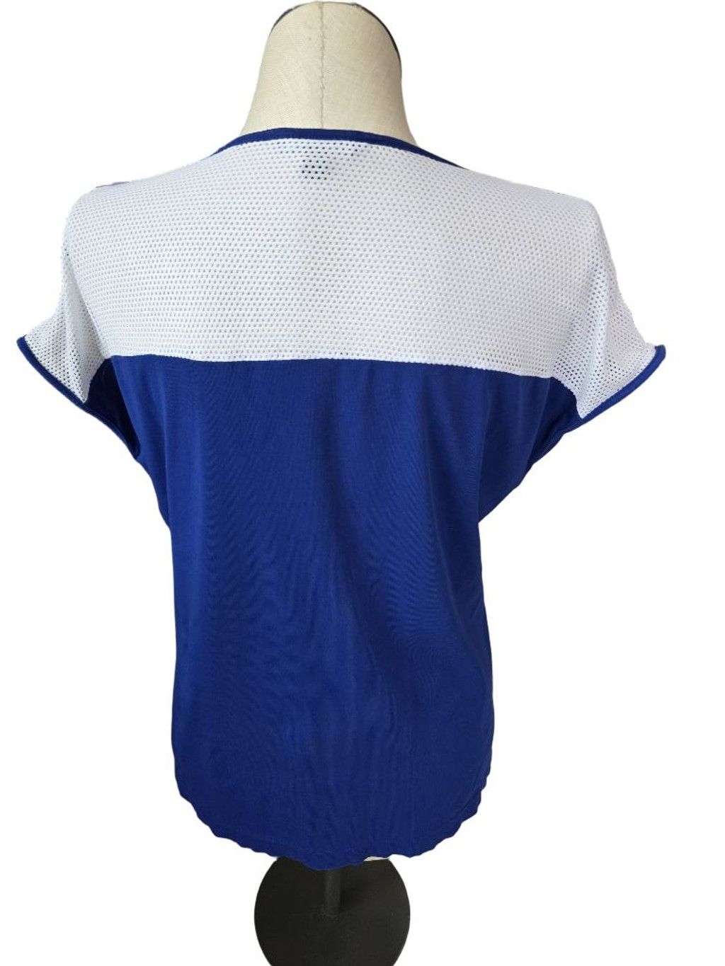 Lauren Ralph Lauren Women's Lauren Ralph Lauren Blue & White Short Sleeve Tee XL Size XL / US 12-14 / IT 48-50 - 3 Thumbnail