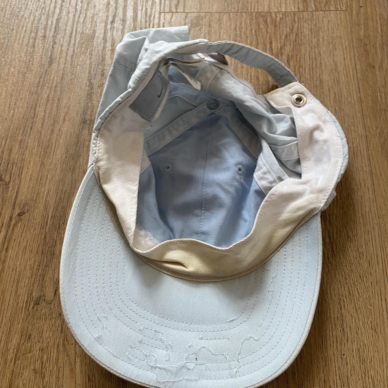 Nike Nike white baby blue cotton cap y2k 2000s Streetwear Size ONE SIZE - 4 Thumbnail