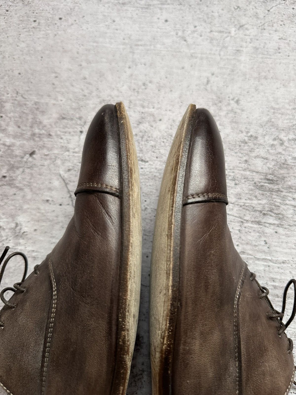 Santoni Vintage Santoni Oxford Leather Formal Shoes Size US 9.5 / EU 42-43 - 13 Thumbnail