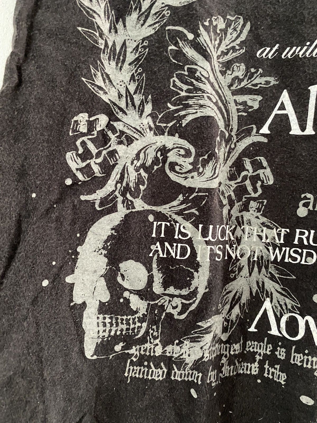 If Six Was Nine × Japanese Brand × Le Grande Bleu (L.G.B.) Vintage t-graphics poem tshirt Size US S / EU 44-46 / 1 - 4 Thumbnail