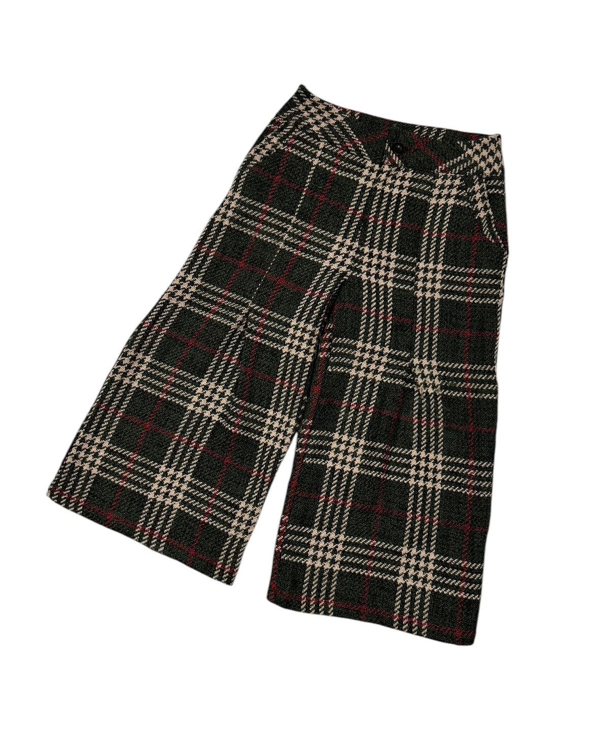 Japanese Brand × Vintage Vtg🔥Harem Tartan Green Ballon Pants Baggy Shorts Size 30" / US 8 / IT 44 - 6 Thumbnail
