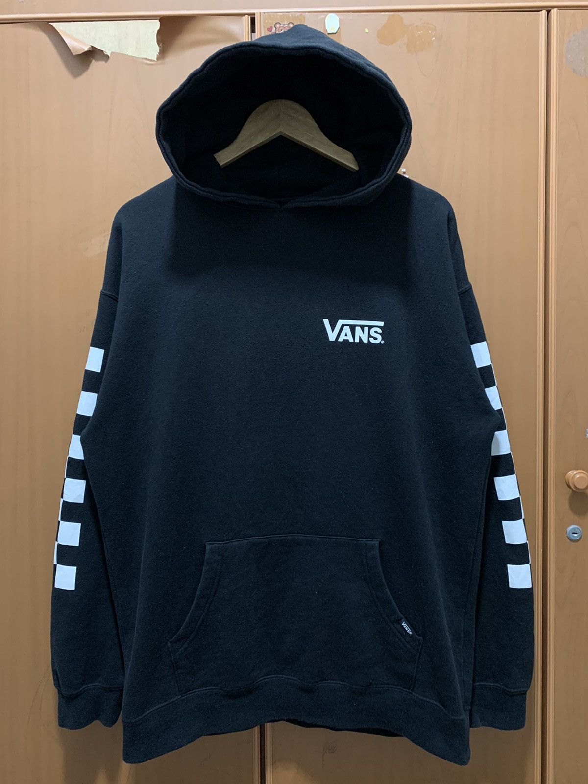 Rare Design Brand Vans Checkerboard Hoodie Sweatshirt