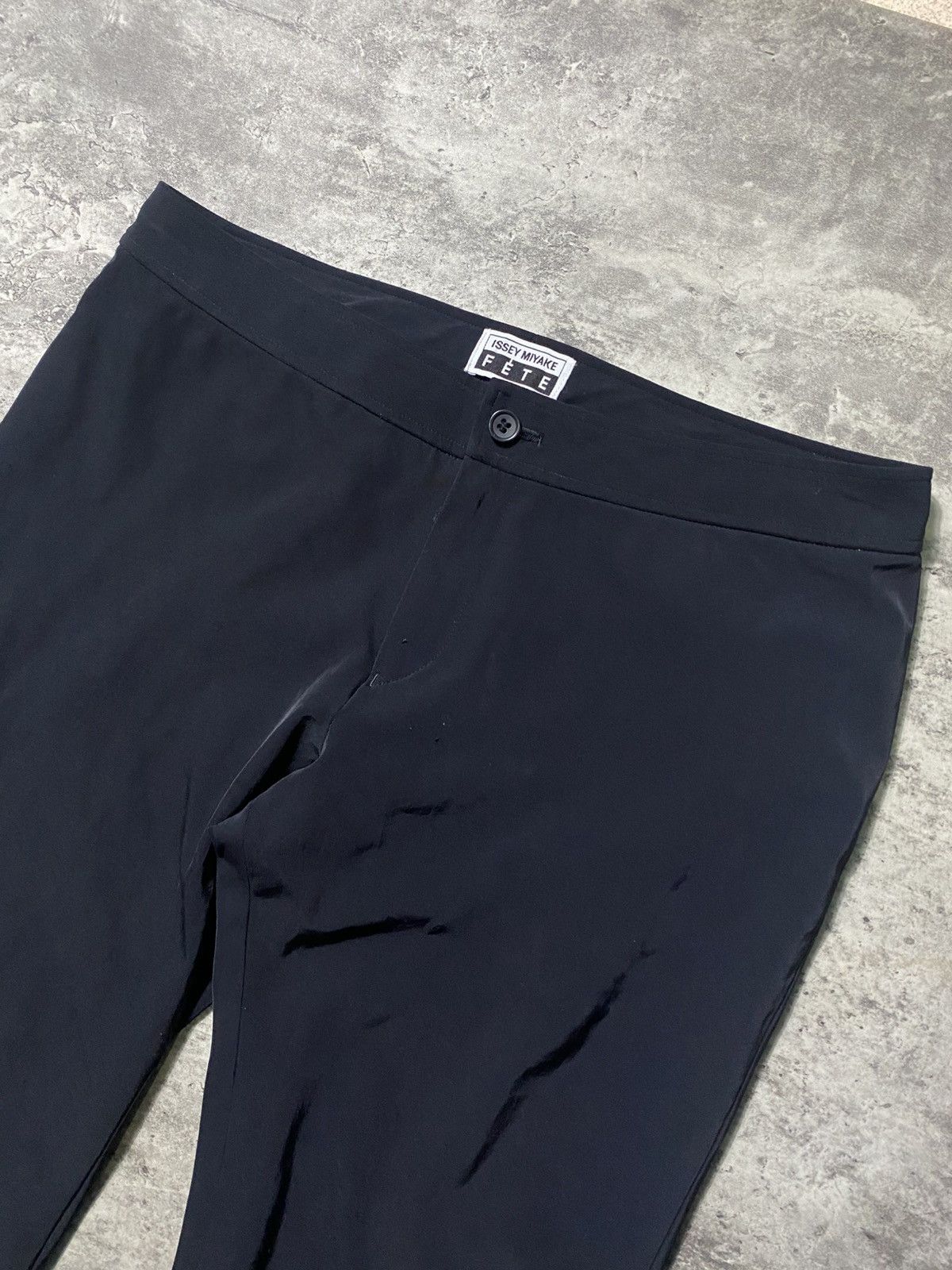 Issey Miyake Vintage Issey Miyake Fete Black Pants Size 29" - 2 Thumbnail