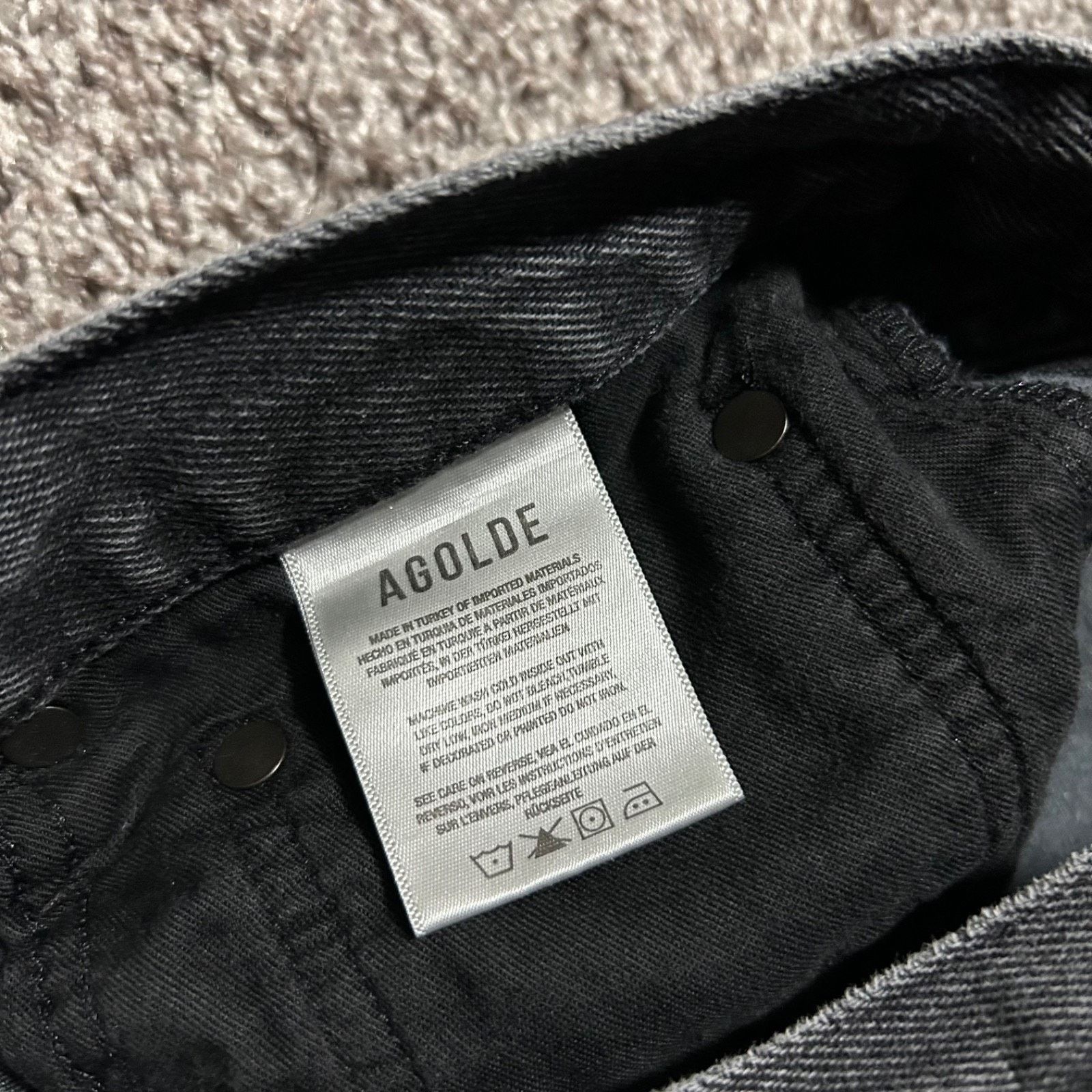 Agolde Agolde 90s Thrashed Jeans 90s Mid Rise Loose Smokestack Size 28" / US 6 / IT 42 - 8 Thumbnail