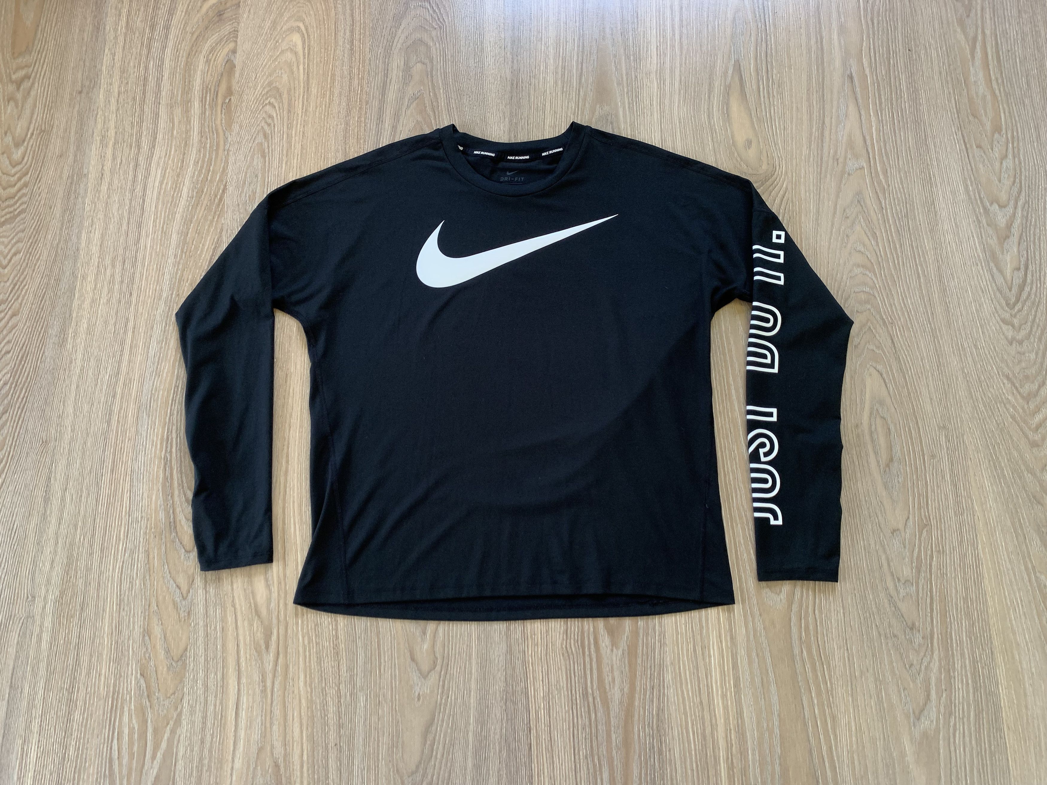 Nike Nike Running Big Swoosh Printed Long Sleeve Size US L / EU 52-54 / 3 - 2 Thumbnail