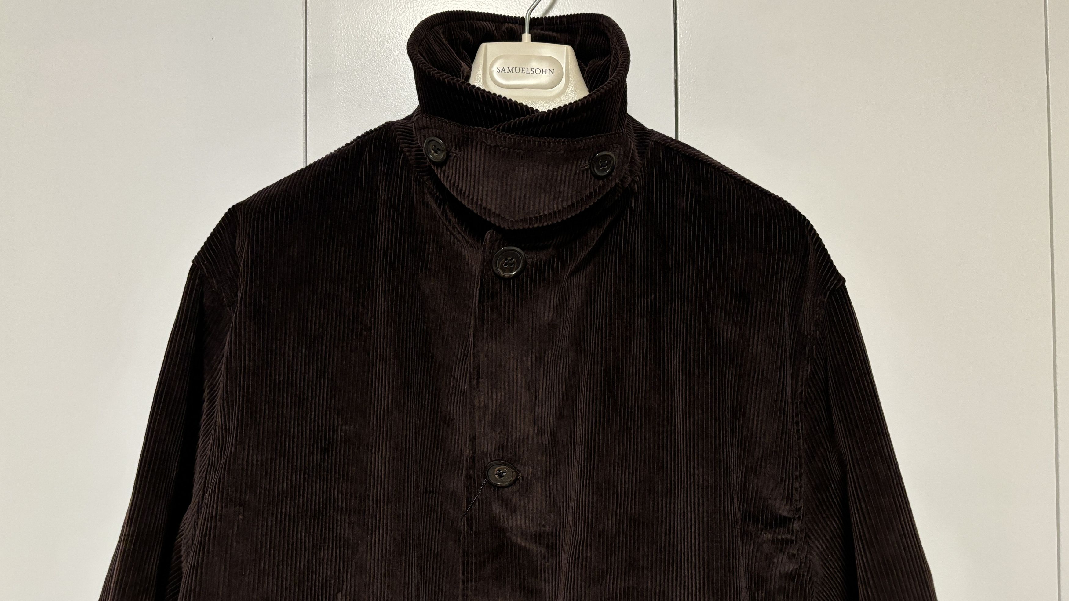 Polo Ralph Lauren BNWT Corneliani Brown Corduroy Overcoat/ Jacket XL-XXL Size US XXL / EU 58 / 5 - 6 Thumbnail
