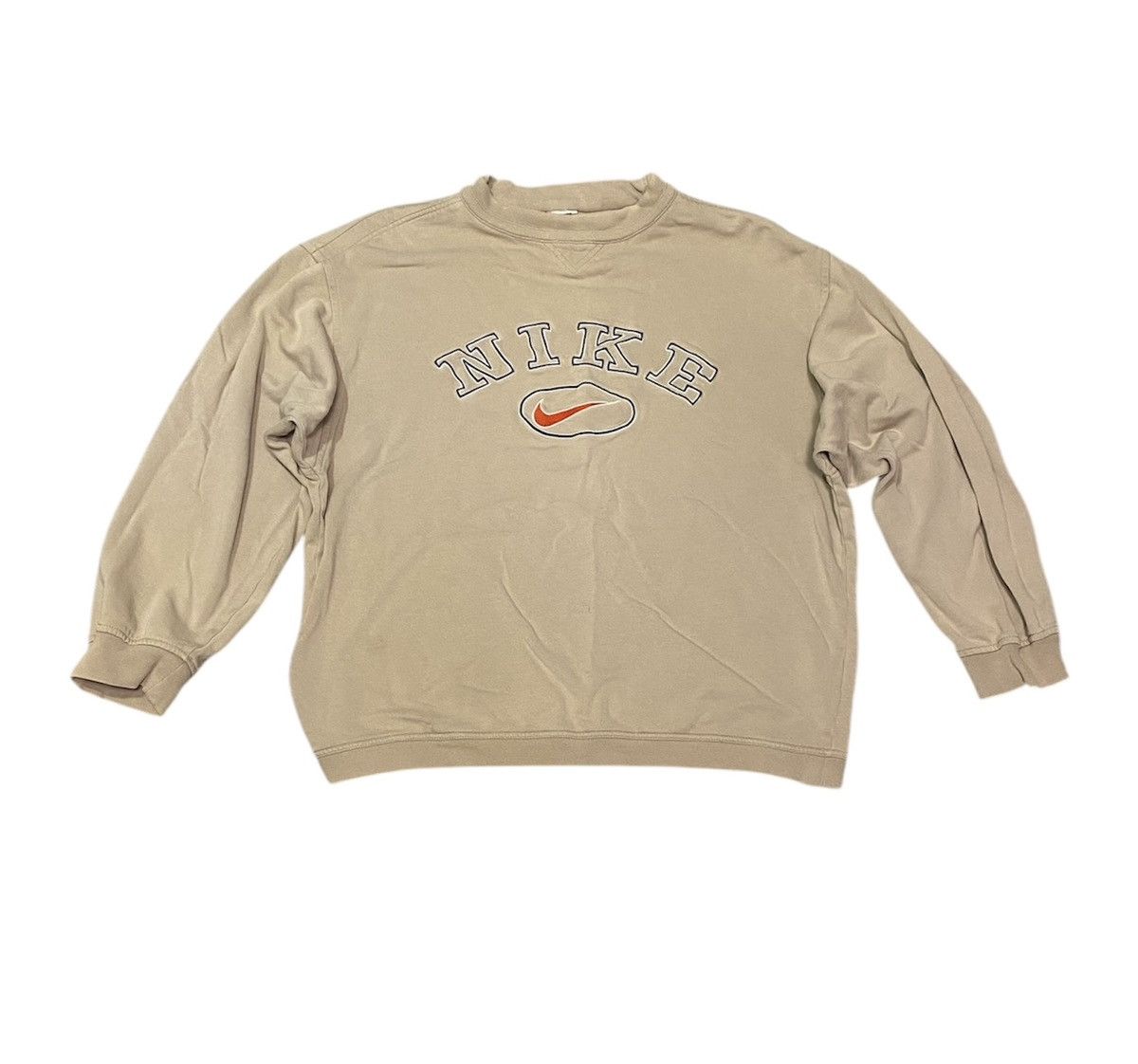 Nike × Vintage Spellout Nike Embroidered Crewneck Vintage 90s Size US M / EU 48-50 / 2 - 1 Thumbnail