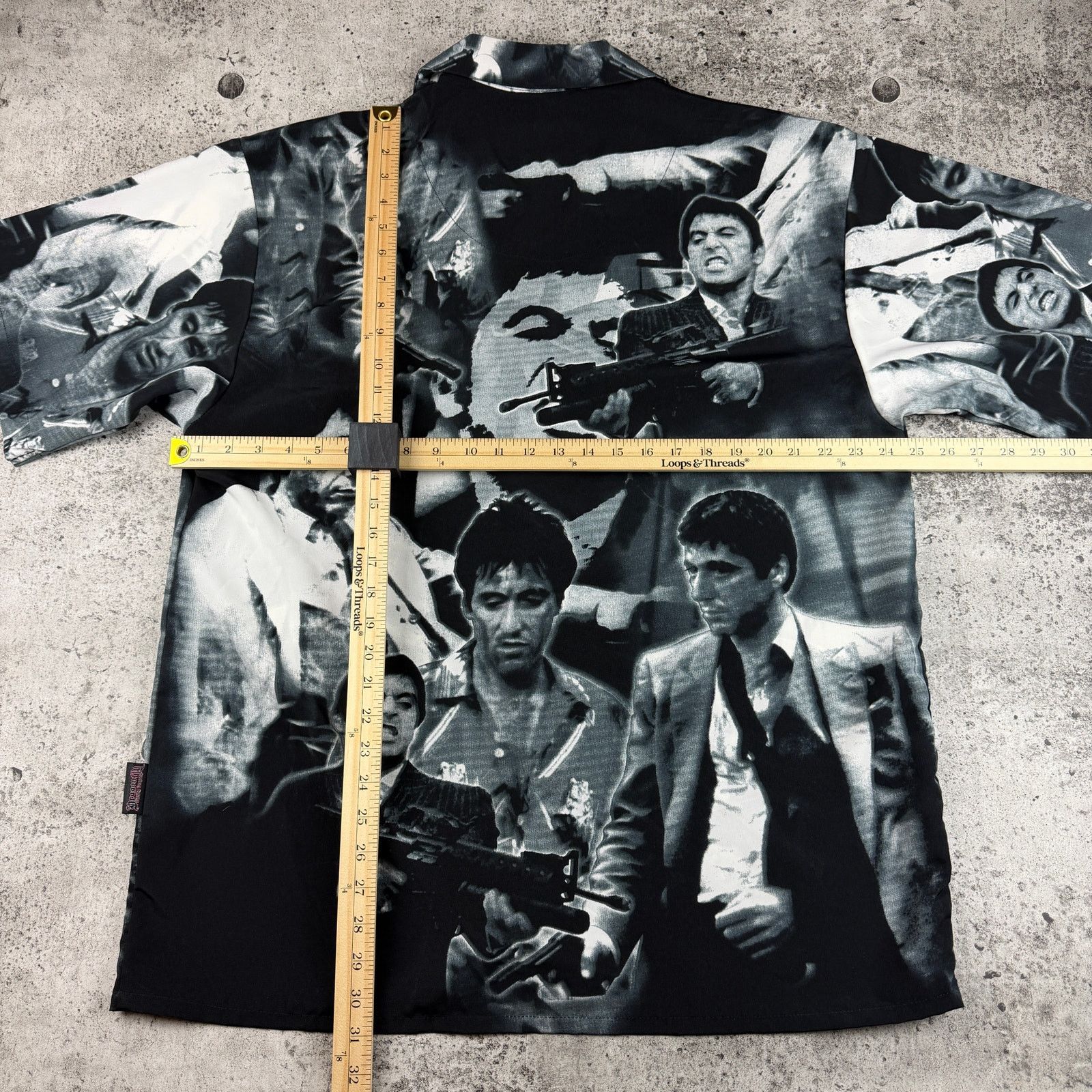Dragonfly Scarface Dragonfly Button up Shirt Size XL All Over Print Size US XL / EU 56 / 4 - 6 Thumbnail