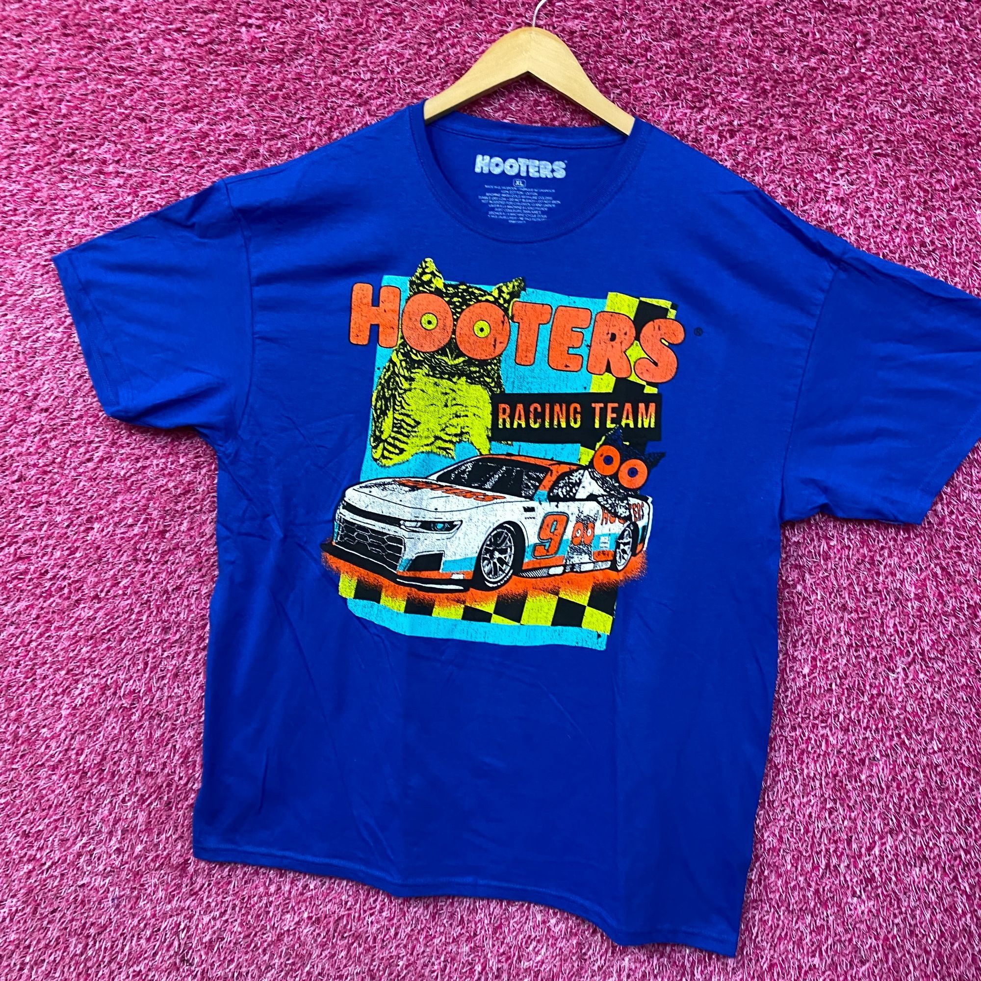 Other Hooters Racing Team Race Car Number 9 Graphic Design T-Shirt Size US XL / EU 56 / 4 - 3 Thumbnail