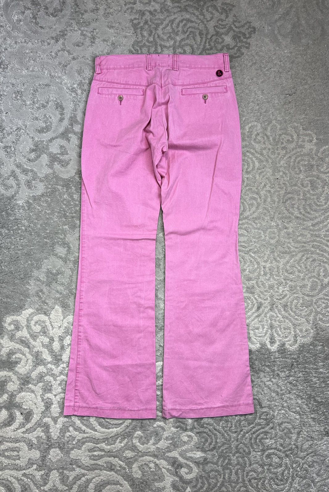 Dolce & Gabbana Unique Pink Dolce & Gabbana High End Holo Trousersq Size 30" / US 8 / IT 44 - 1 Thumbnail